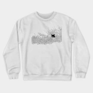 Hidden Black Cat Crewneck Sweatshirt